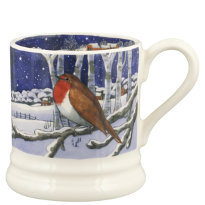 Emma Bridgewater Midnight Robin Half Pint Mug